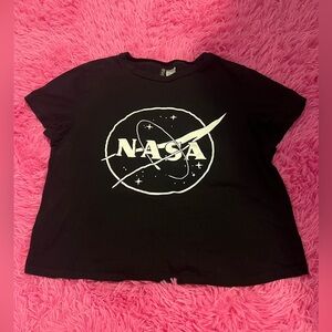 NASA graphic baby tee